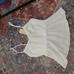 Monteau crop spaghetti strap top